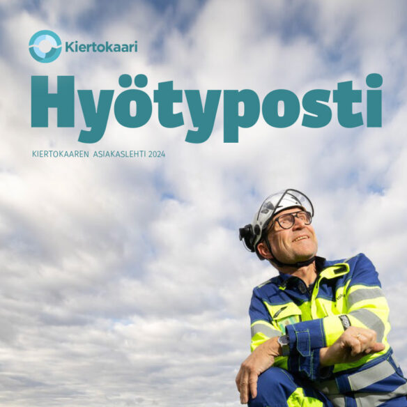 Hyötyposti-lehden kansikuva.
